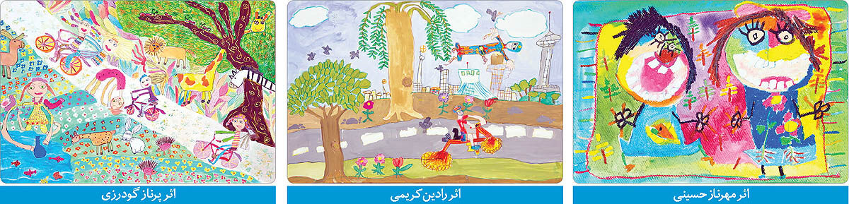 هنرنمایی کودکان ایرانی در مسابقه نقاشی ژاپن