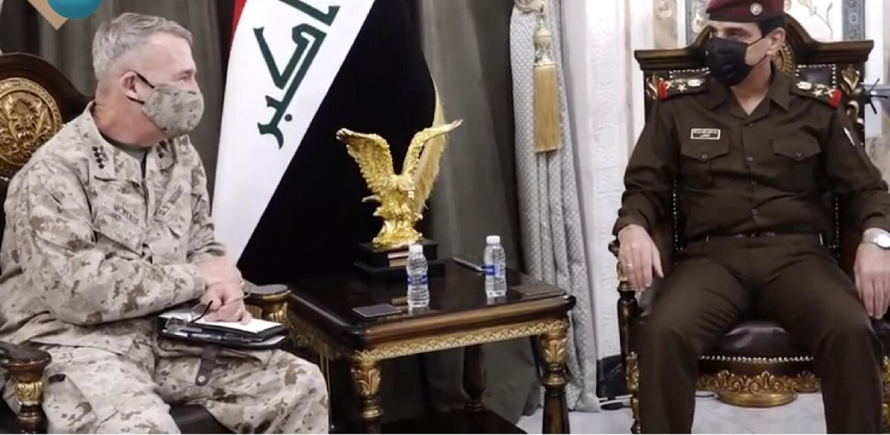 دیدار  فرمانده سنتکام با رئیس ستاد ارتش عراق