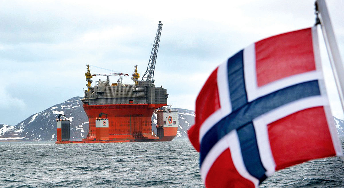 طلوع نفت نروژ در غروب روسی