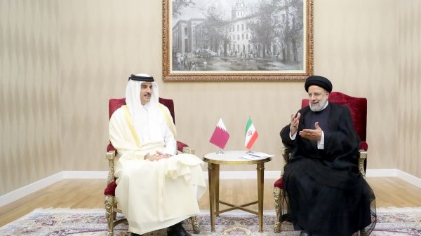 دیدار رئیسی با امیر قطر/ تاکید بر ارتقای روابط دو کشور به سطح راهبردی