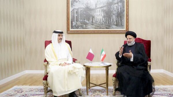 دیدار رئیسی با امیر قطر/ تاکید بر ارتقای روابط دو کشور به سطح راهبردی