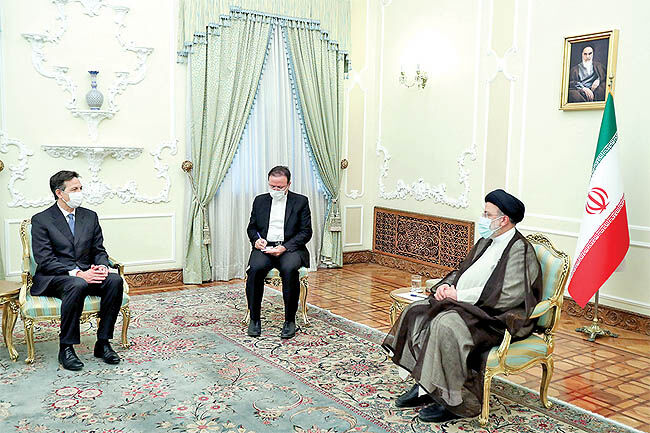 دیدار رئیسی با سفرای جدید اروپایی