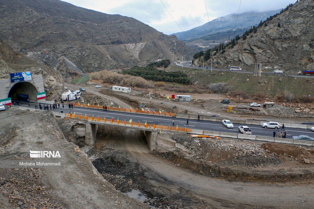 بازگشایی آزادراه قزوین- رشت محدوده منجیل - رودبار