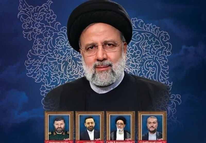 آغاز مراسم وداع تهرانی‌ها با پیکر ابراهیم رئیسی و همراهانش