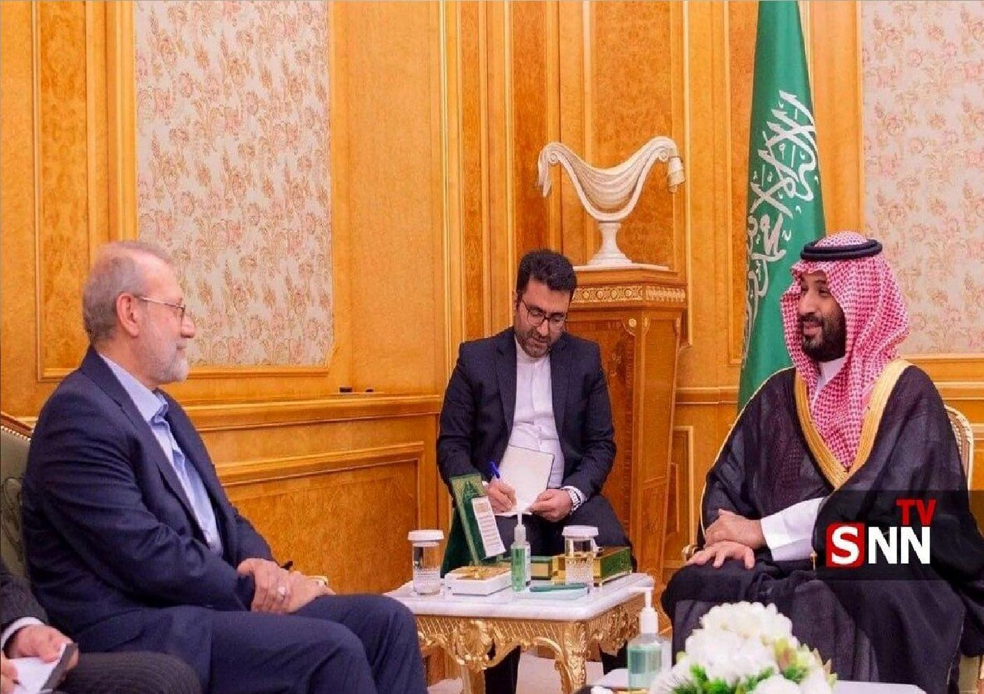 در دیدار علی لاریجانی و بن سلمان چه گذشت؟ + جزئیات اعلام شد