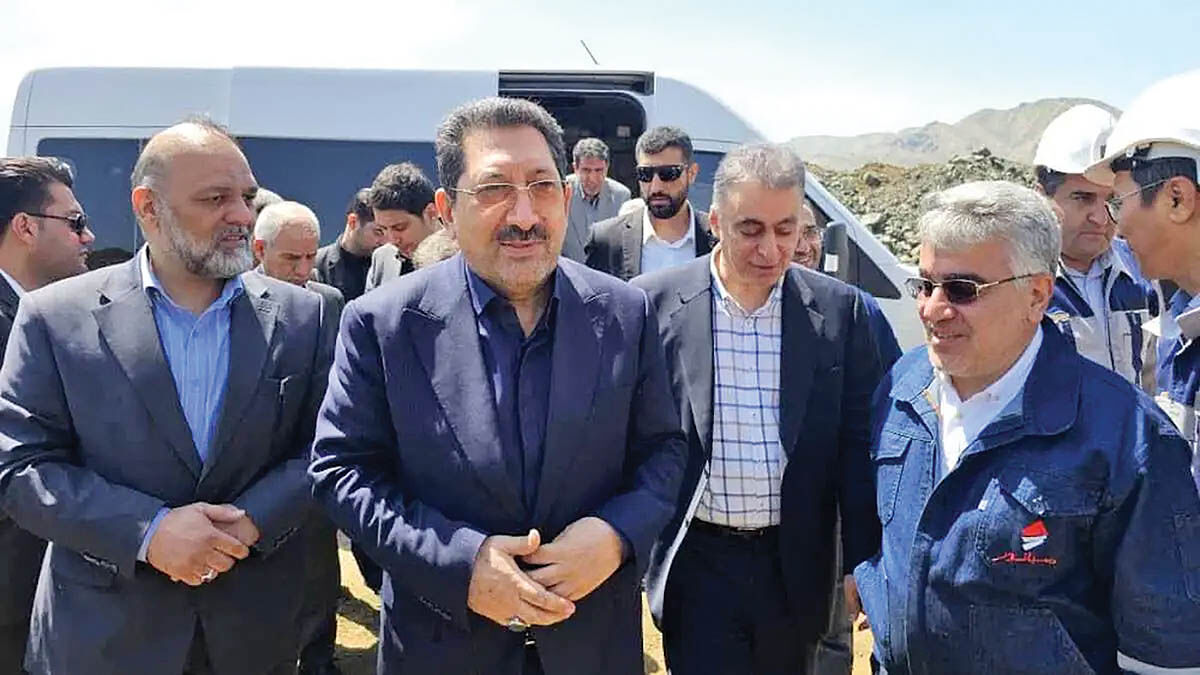 بازدید وزیر صمت از چهار پروژه‌‌ معدنی کردستان