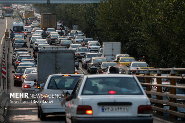 وضعیت ترافیکی امروز در جاده چالوس