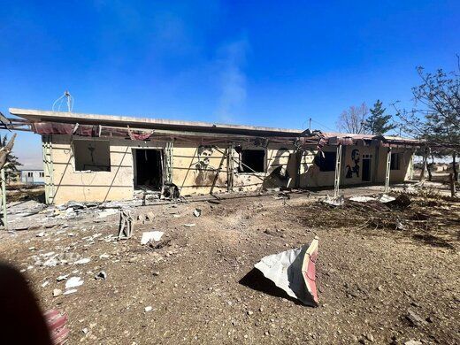 تصاویر تازه از مقر تروریست‌ها پس از حمله سپاه پاسداران