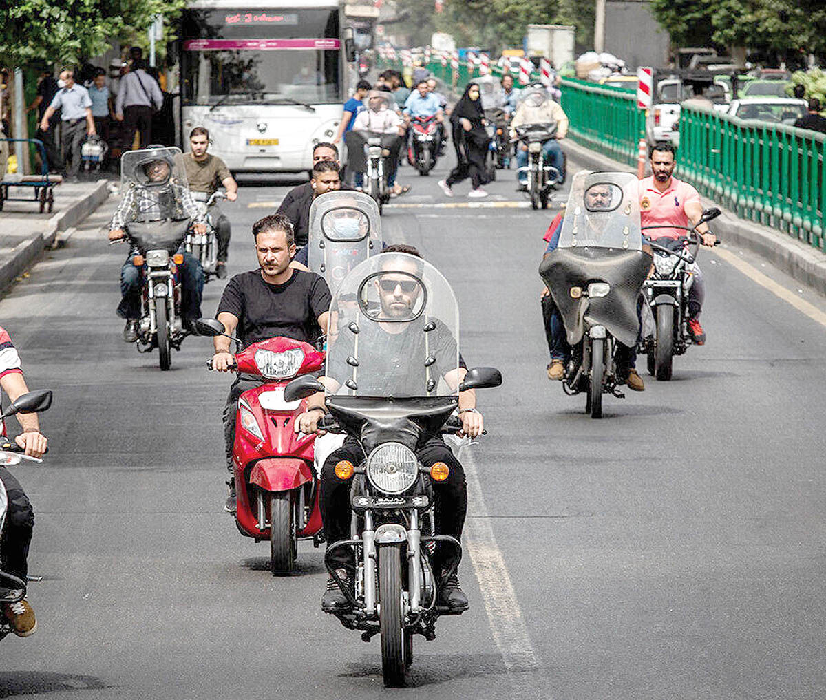 موتورسواران متخلف در اصفهان جریمه می‌شوند