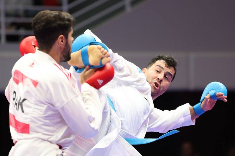 گنج‌زاده به فینال کاراته هانگژو رسید