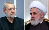 بیانیه حزب‌الله لبنان درباره دیدار لاریجانی با شیخ نعیم قاسم