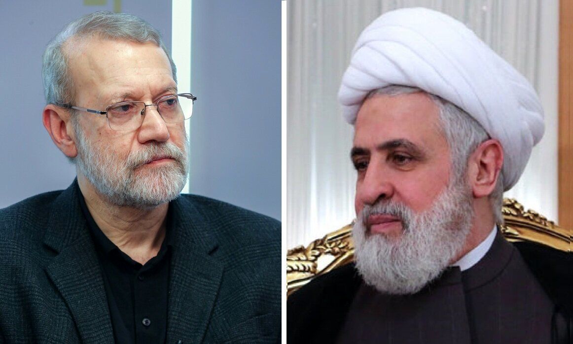بیانیه حزب‌الله لبنان درباره دیدار لاریجانی با شیخ نعیم قاسم