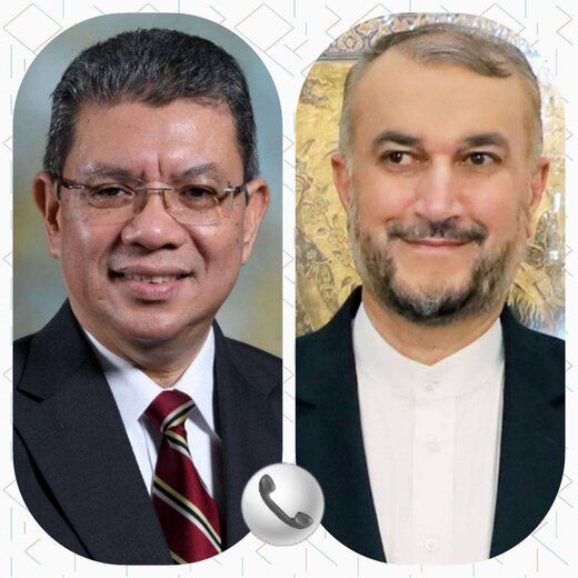 گفت‌و‌گوی امیرعبداللهیان و وزیر خارجه مالزی
