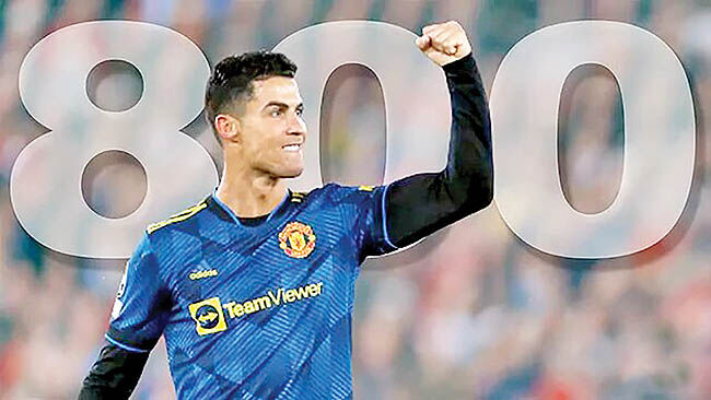 800؛ رکورد رند رونالدو