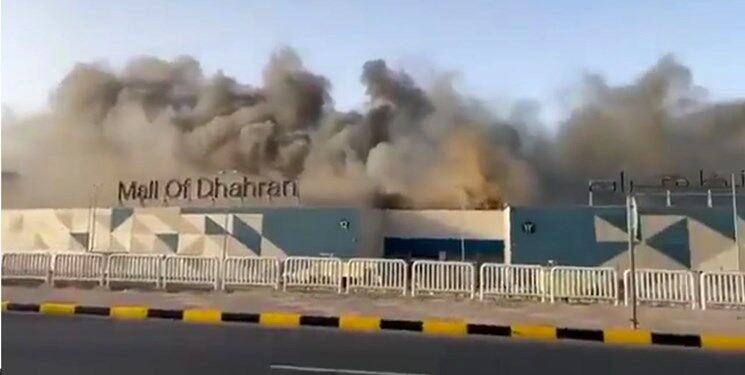 جزئیات آتش‌سوزی گسترده در یک مجتمع تجاری در عربستان