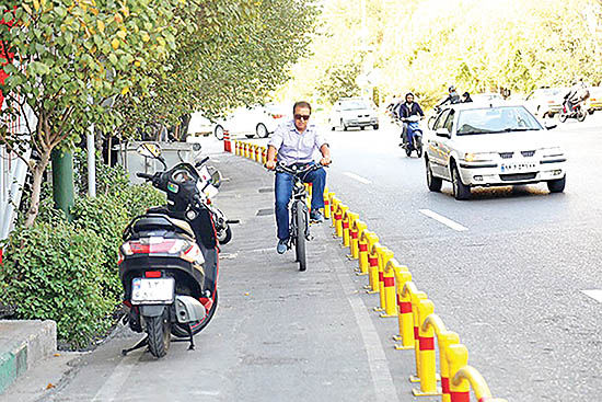 دست‌انداز تهران برای دوچرخه‌ها