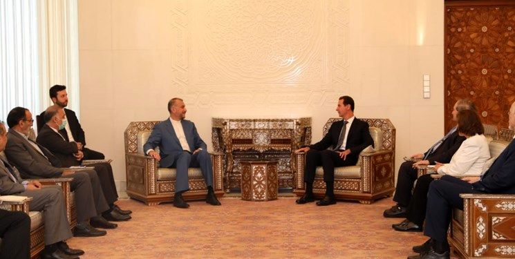 امیرعبداللهیان با رئیس جمهور سوریه دیدار کرد