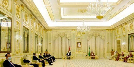 تصاویری از استقبال بن سلمان از الکاظمی