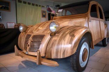 این خودروی چوبی سیتروئن ۲۲۵ هزار دلار فروخته شد+عکس