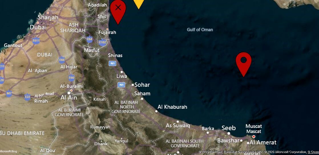 ۲ حادثه دریایی در نزدیکی عمان و امارات+جزئیات