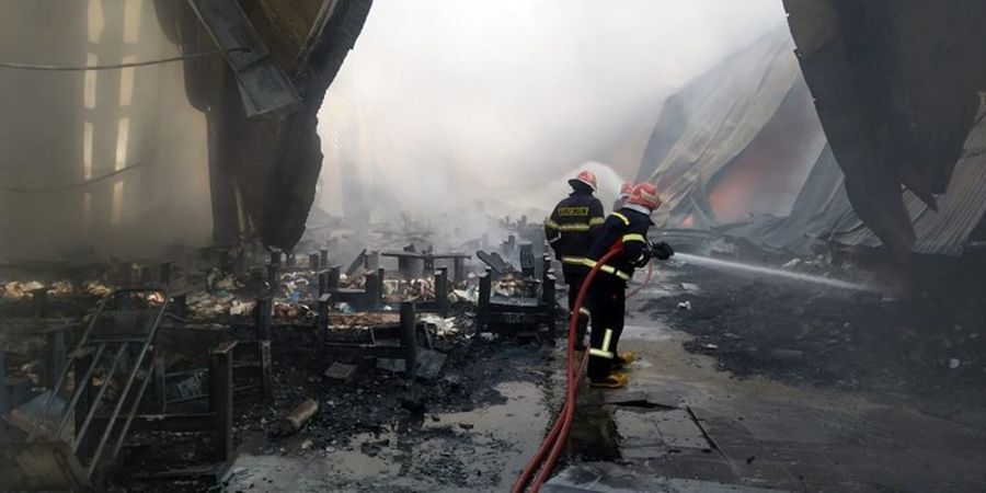 بازار تهران دچار حریق شد