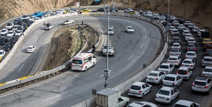 ترافیک سنگین در‌ جاده‌ های شمالی کشور!