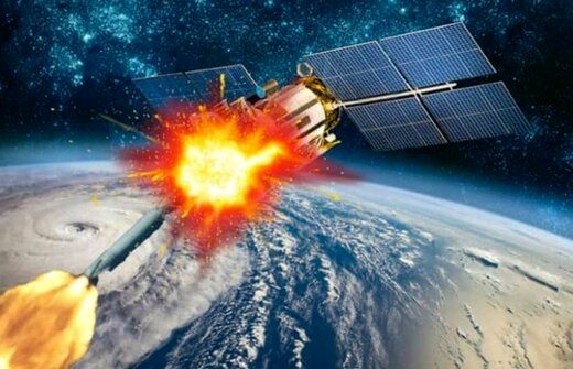 تصویر جنجالی از لحظه سوختن و نابودی ماهواره استارلینک+عکس