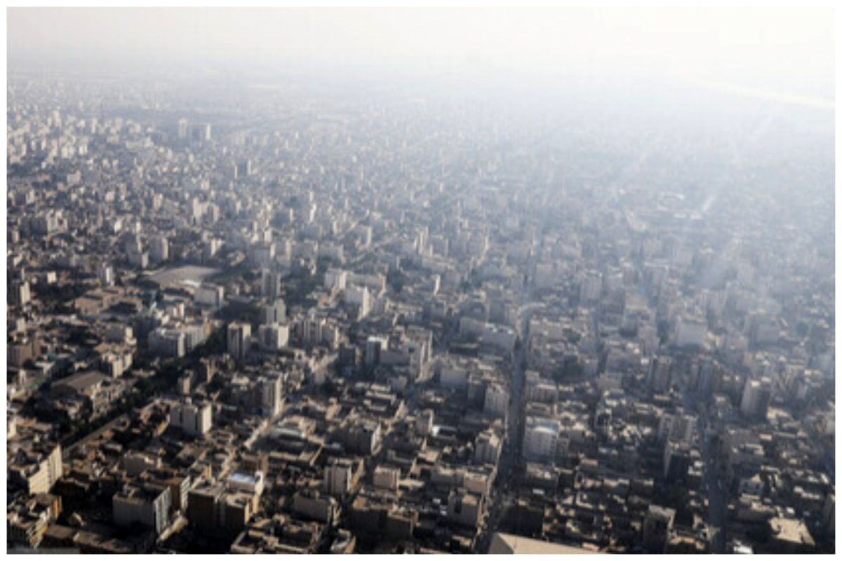 کیفیت هوای تهران در وضعیت ناسالم 