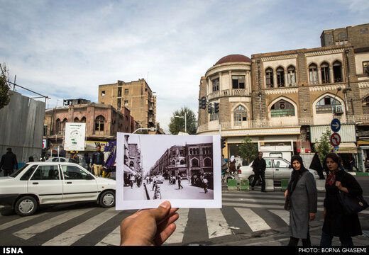 تصویری قدیمی از لاله زار تهران