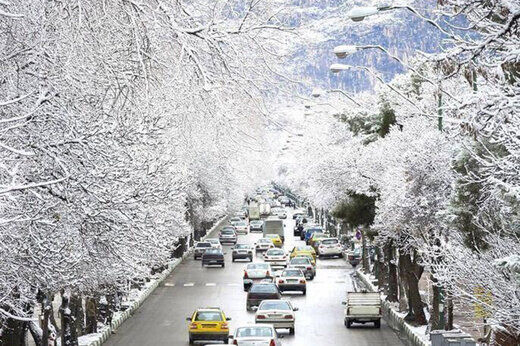 بارش باران و برف در ۱۲ استان کشور