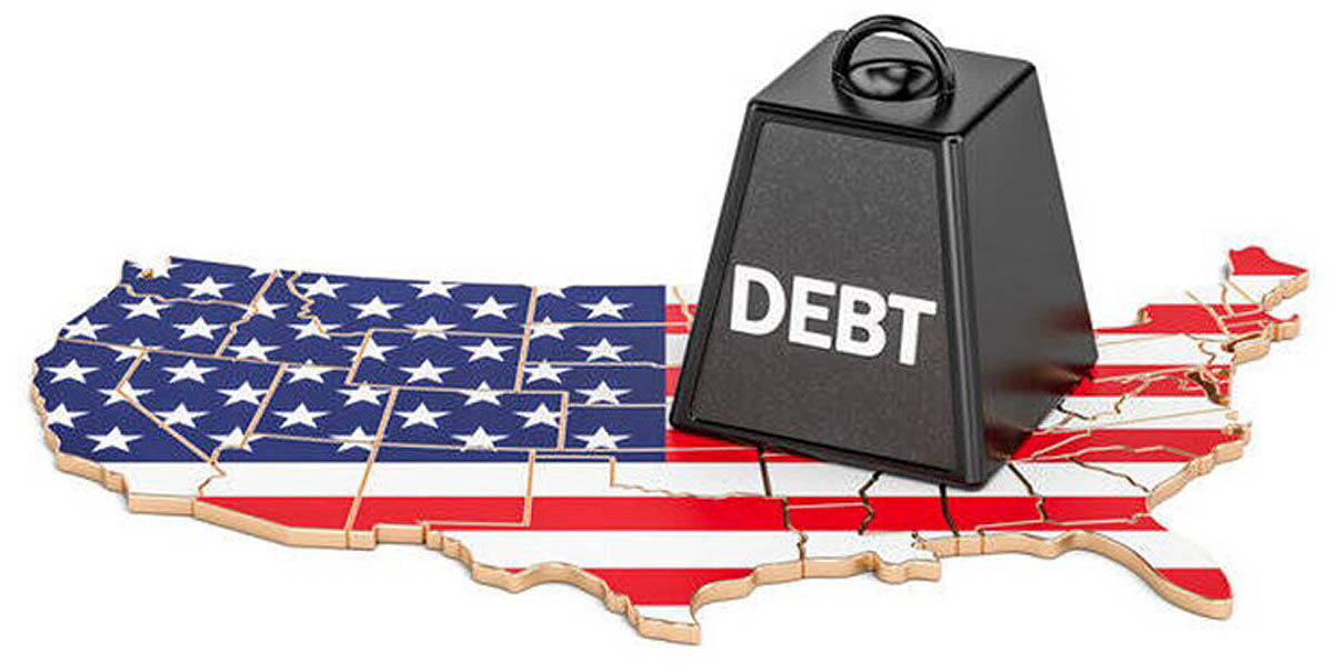 بهره بدهی آمریکا به بیش از یک تریلیون دلار رسید