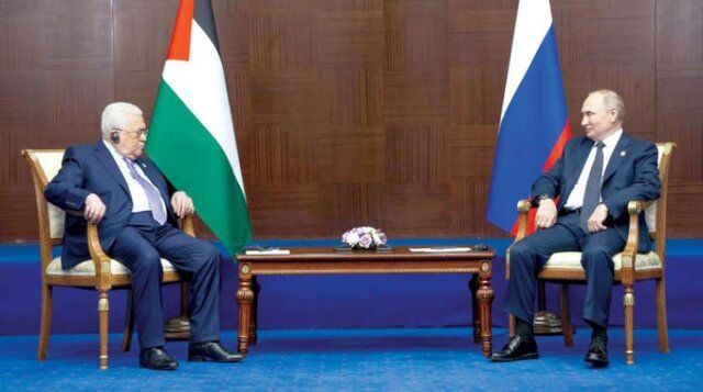 محمود عباس با پوتین دیدار کرد/ به آمریکا اعتماد نداریم