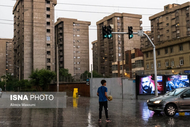 آبگرفتگی معابر در تهران/ هشدار درباره بالا آمدن سطح آب