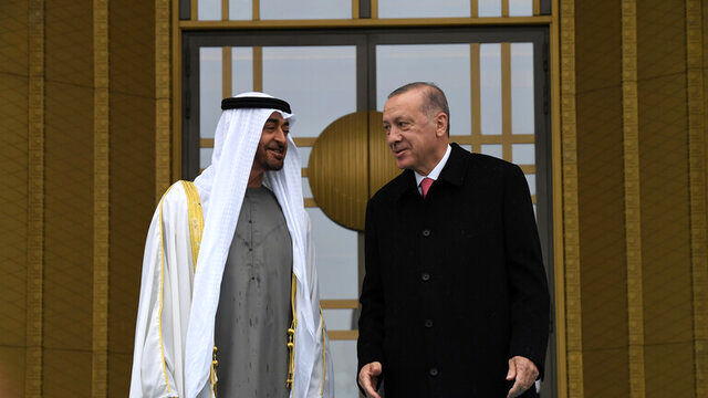 محور گفتگوی تلفنی اردوغان و رئیس امارات