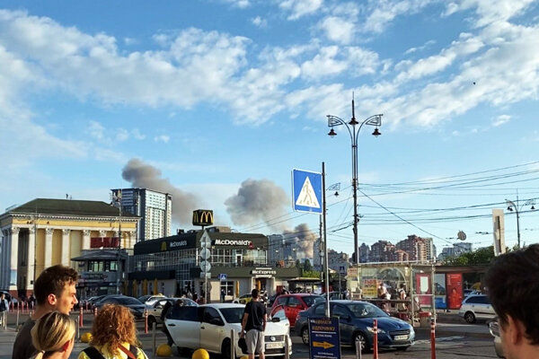 وقوع چندین انفجار در کی‌یف