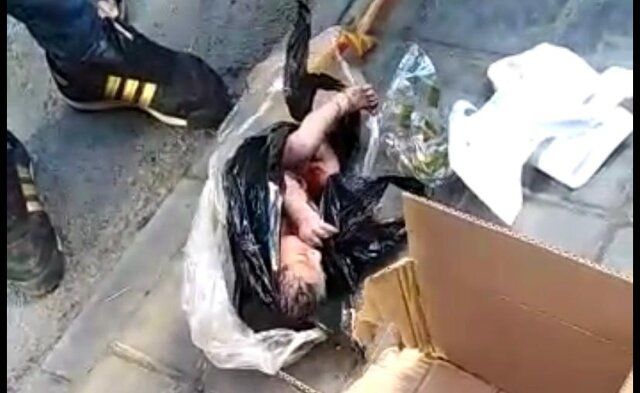 انتقال نوزاد رها شده در سطل زباله به بهزیستی/آخرین وضعیت نوزاد