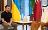 رئیس‌ جمهور اوکراین با امیر قطر دیدار کرد/ محور این دیدار چه بود؟