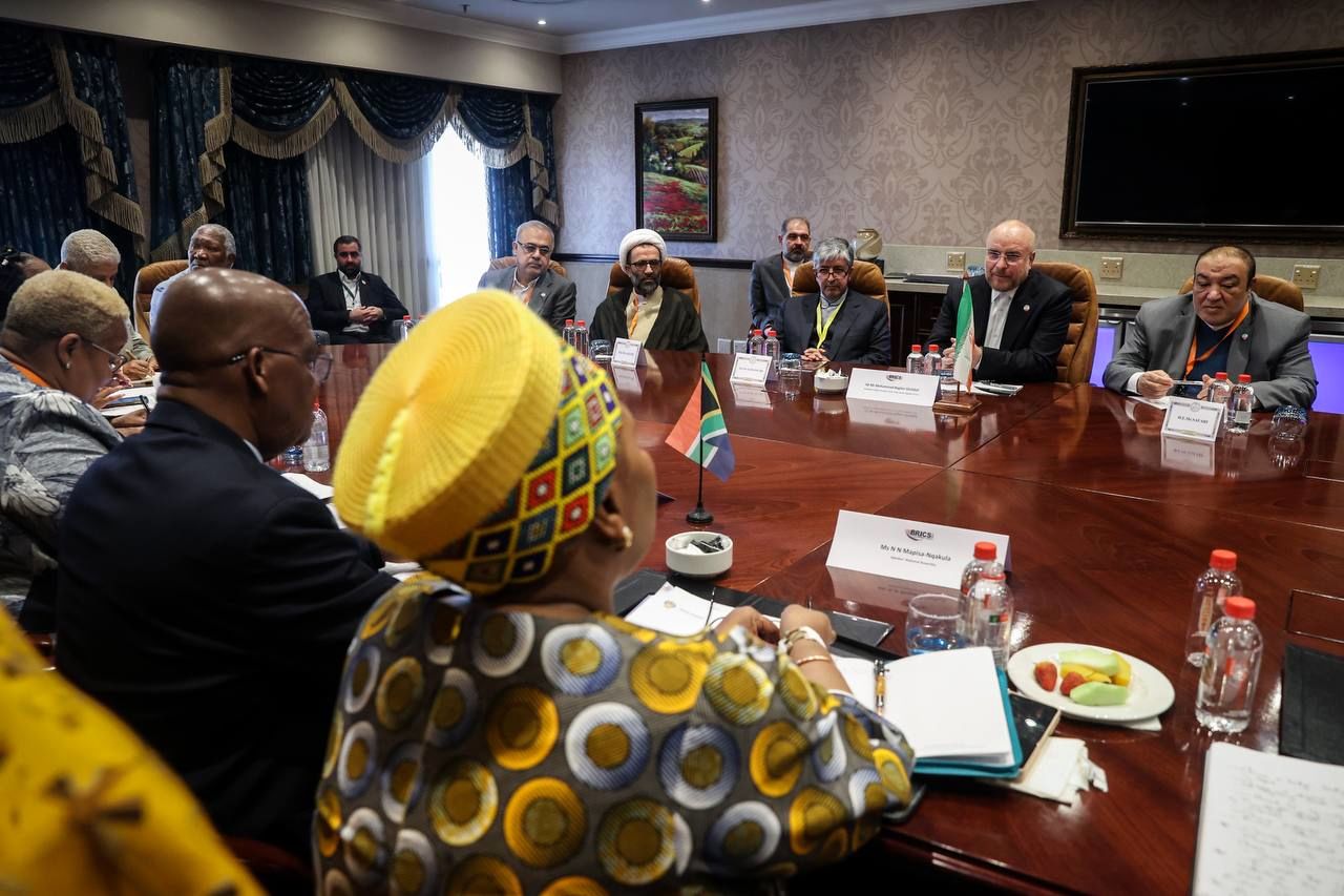 دیدار رئیس مجلس با روسای مجالس آفریقا/ بریکس؛ بستر ارتقاء همکاری‌ها